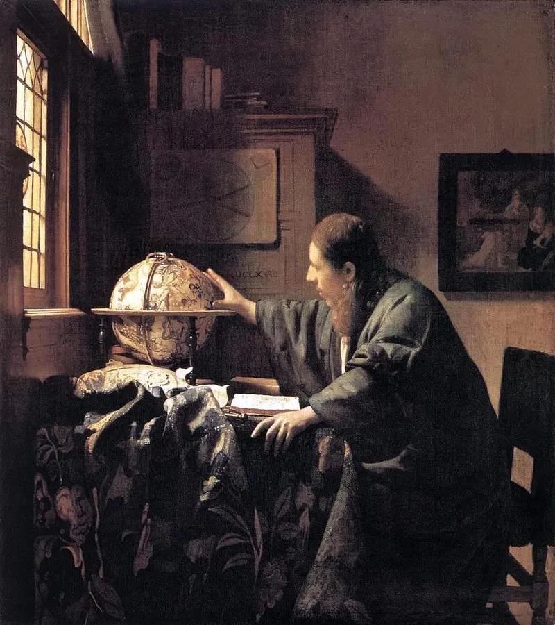 Classical artwork depicting contemplation and deep thought